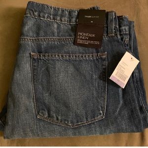 J.Brand size 38 NWT Tyler Jeans Montauk Linen